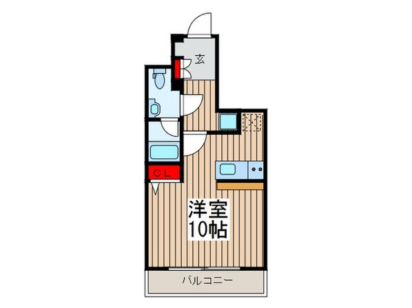 GENOVIA両国Ⅲskygarden(802)の物件間取画像